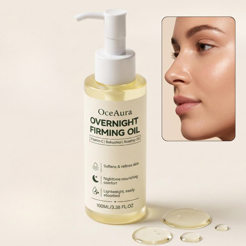 Face Oil Rosehip - 100ml Overnight Firming Facial Oil Lightweight