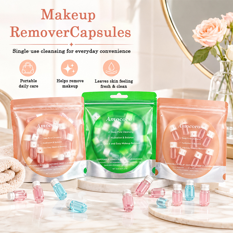 Face Oil Rosehip - Amococo 3pcs Disposable Cleansing Oil Makeup