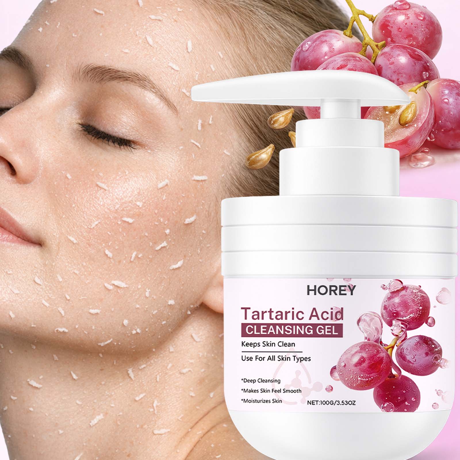 Tartaric Acid Cleansing Gel De - Licorice Root Extract ulasan dan harga