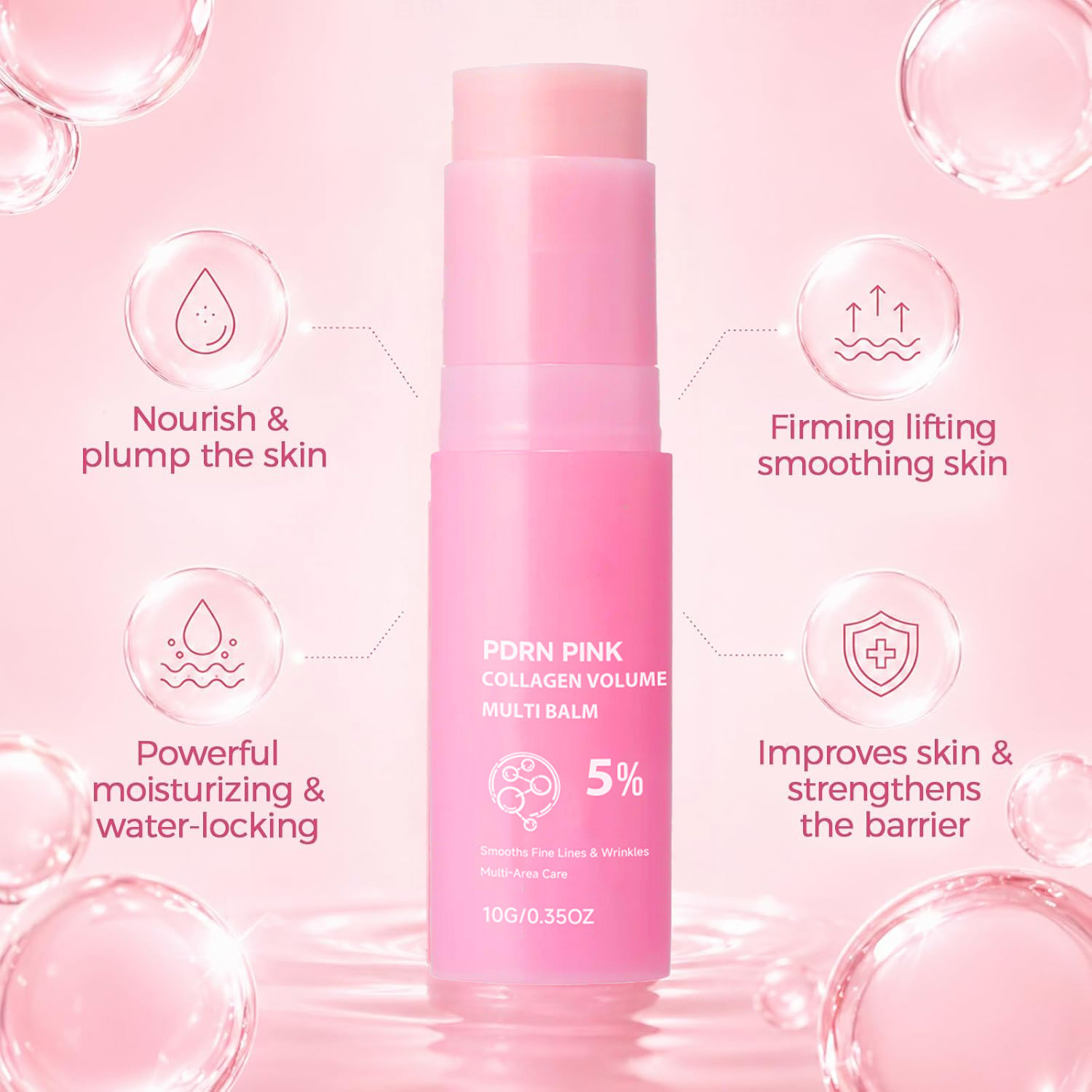 PDRN Pink Collagen Volume Mult - Skincare Collagen ulasan dan harga