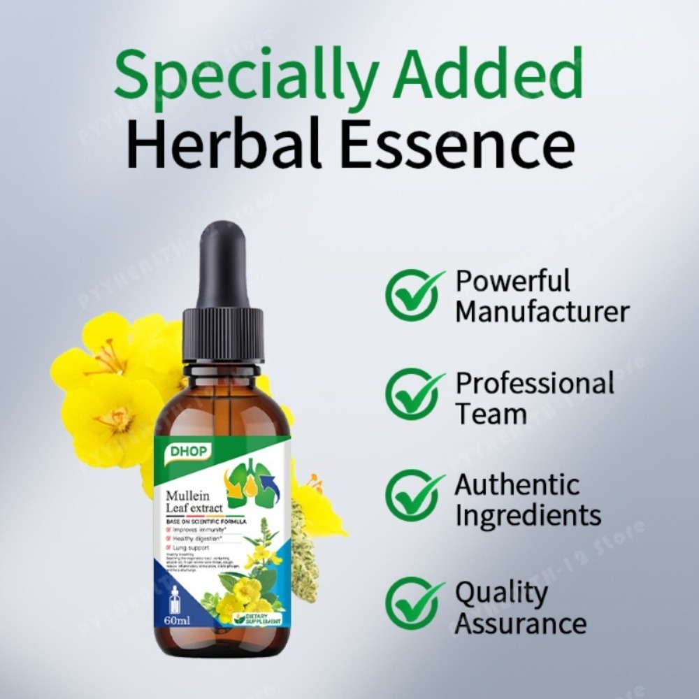 Mullein Leaf Extract Drops 60m - Licorice Root Extract ulasan dan harga