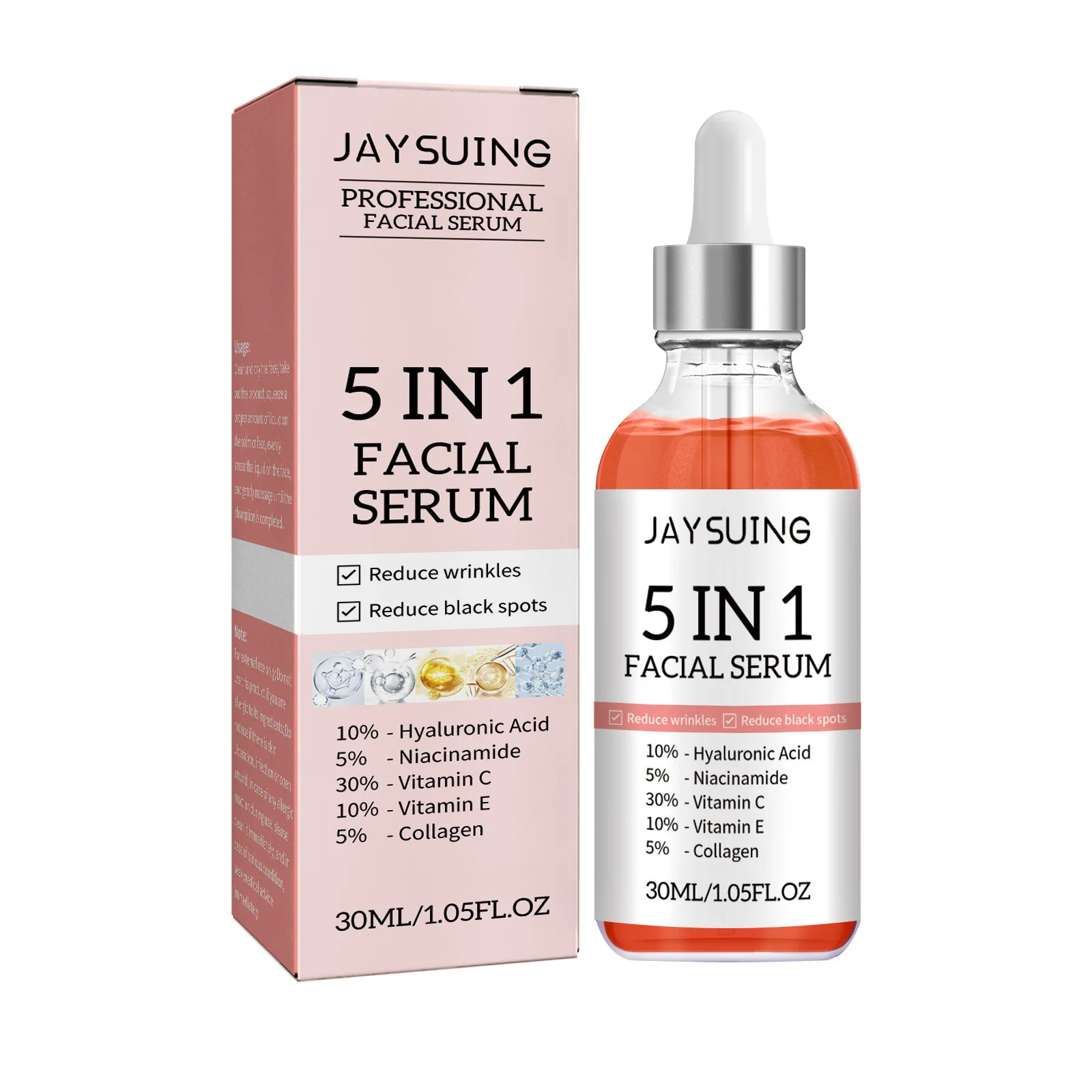5 In 1 Moisturizing Facial Ser - Licorice Root Extract ulasan dan harga