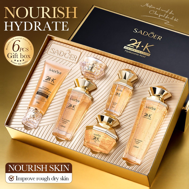 24K Gold Collagen Protein Skin - Skincare Collagen ulasan dan harga
