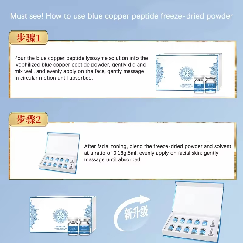 Facial Blue Copper Peptide GHK - Licorice Root Extract ulasan dan harga