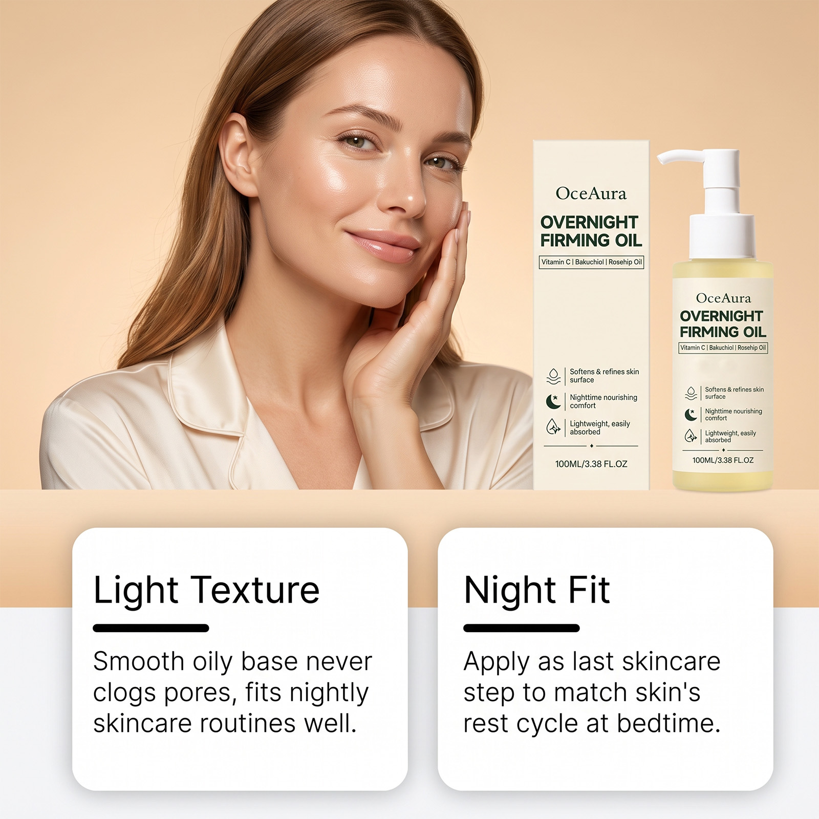 Overnight Nourishing Firming F - Face Oil Rosehip ulasan dan harga