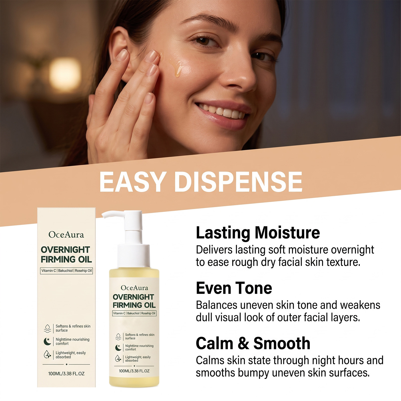 Overnight Nourishing Firming F - Face Oil Rosehip ulasan dan harga